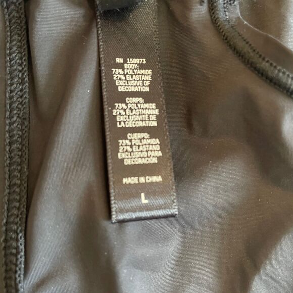 Skims Black Jelly Sheer Mesh bralette size L - Picture 4 of 5